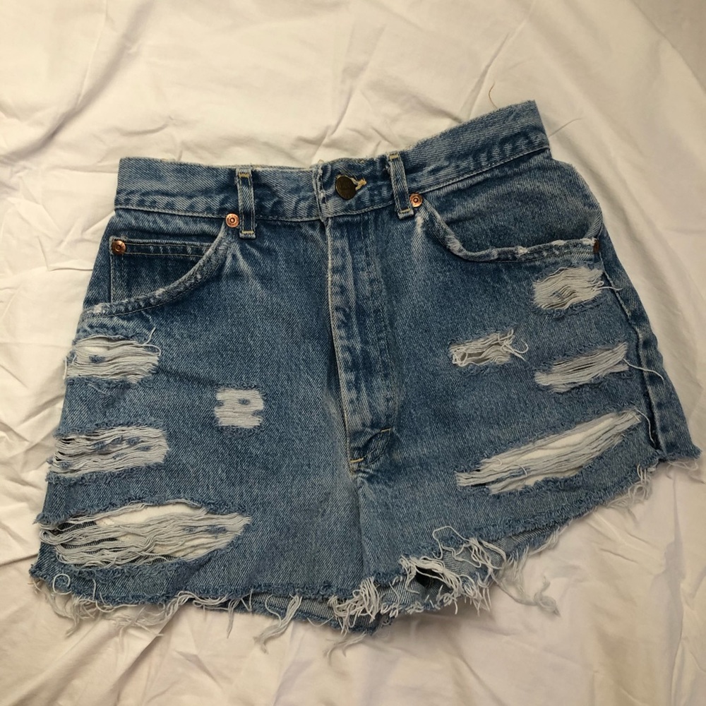 Vintage Lee High Waisted Denim Shorts